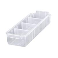 Transparent Panda Bins with 3 partitions PSB- 600