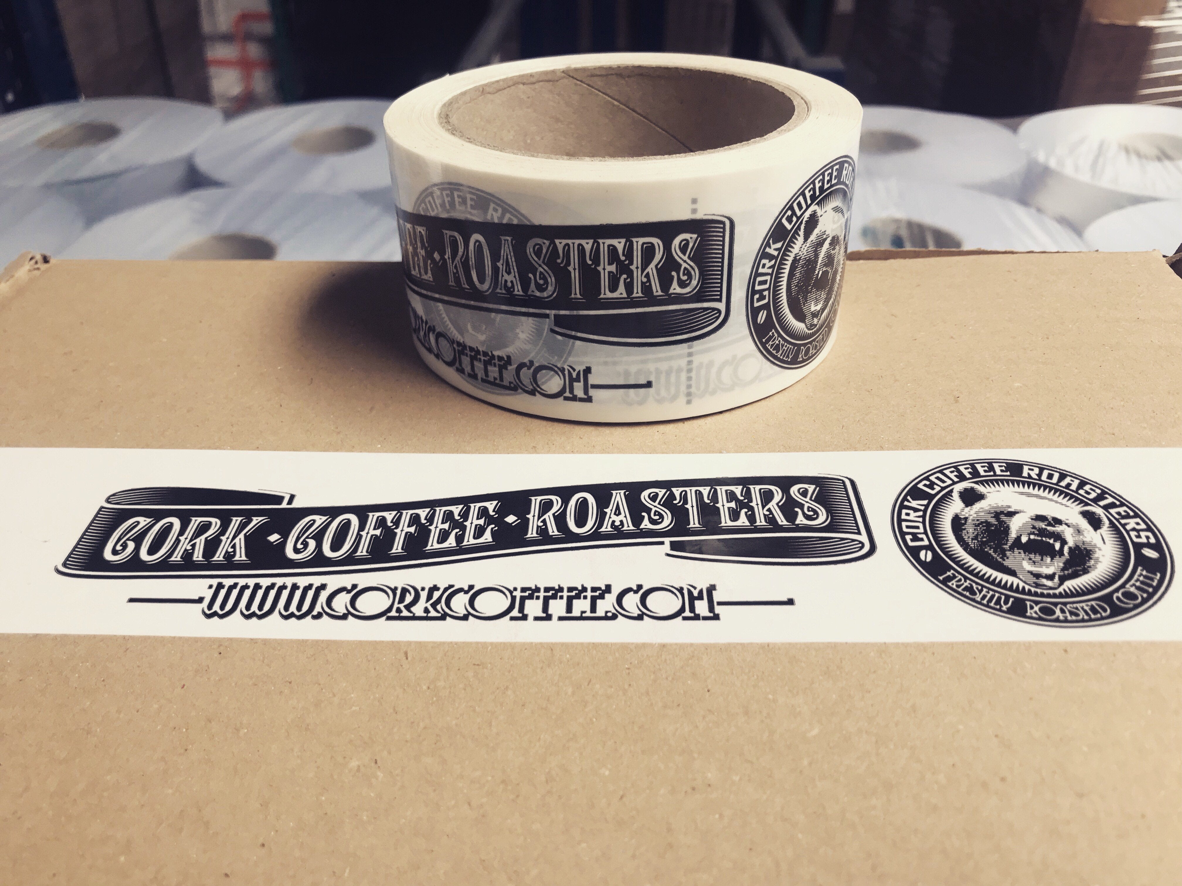 Customized Tape - 2 color with Company logo -