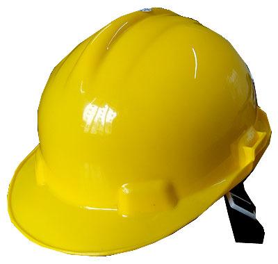 Safety Helmet  PVC Nap strip type fitting  ISI Mark max