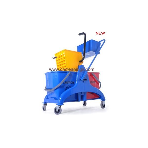 Delux Double Mop Wringer Trolley