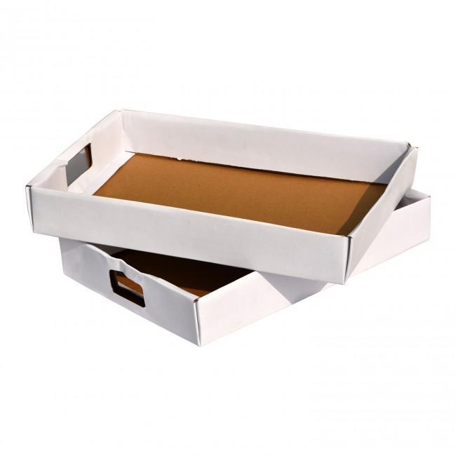 Shirt Box 14.00 X 9.00 X 2.25 Inches 100 Pieces Corrugated White