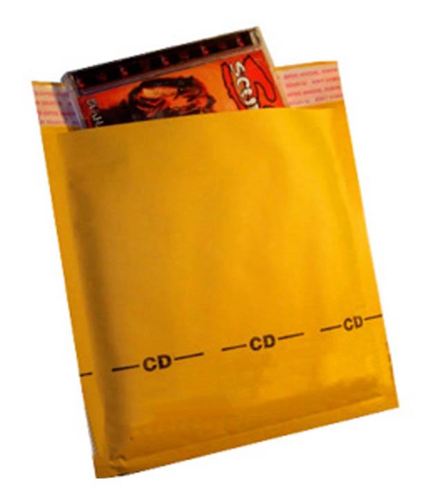 Kraft CD bubble envelope