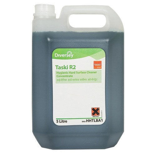 TASKI R2 Hygienic Hard Surface Cleaner Concentrate (Pack Size - 2x5 ltr)