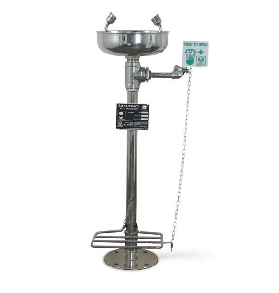 SS Eye Wash (Hand / Foot Operated)