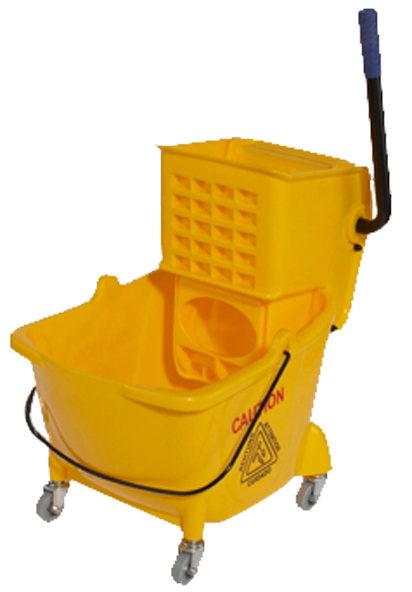 Single Mop Wringer Trolley