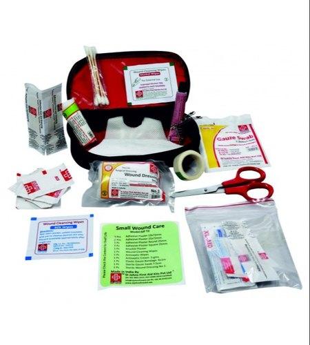 First Aid Travel Kit  Small - Nylon Pouch - 33 Components
