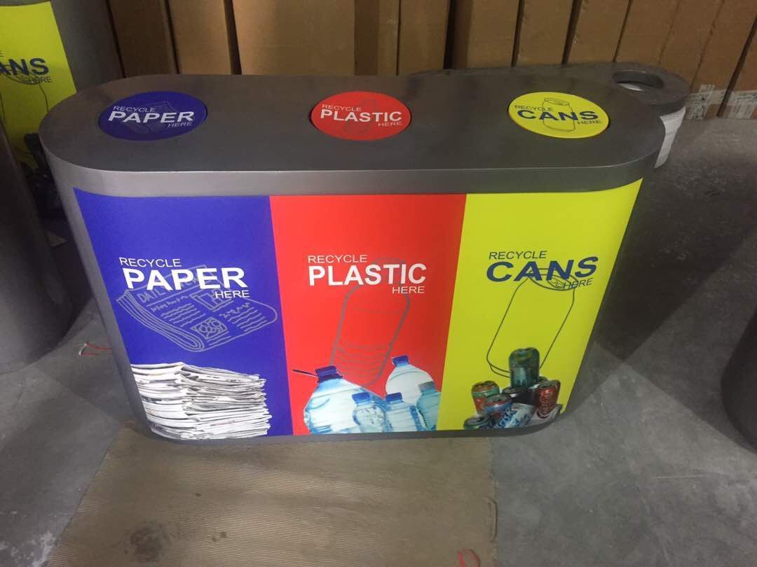 Trio with Swing Dustbin