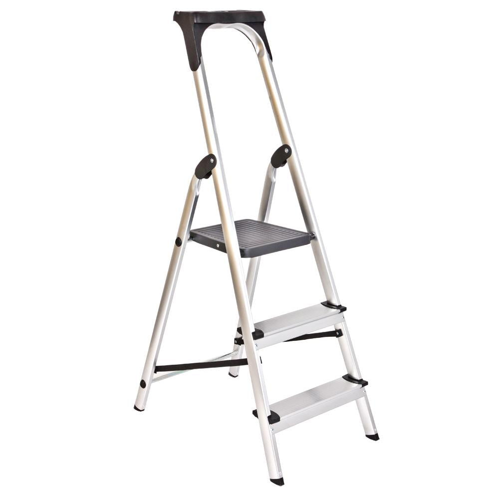 Step Upgrade Aluminium Ladder with Upper Tool kit