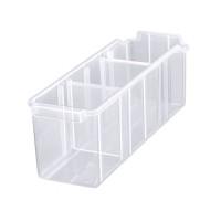Transparent Panda Bins with Partitions PSB-300