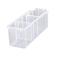 Transparent Panda Bins with 3 partitions PSB- 600