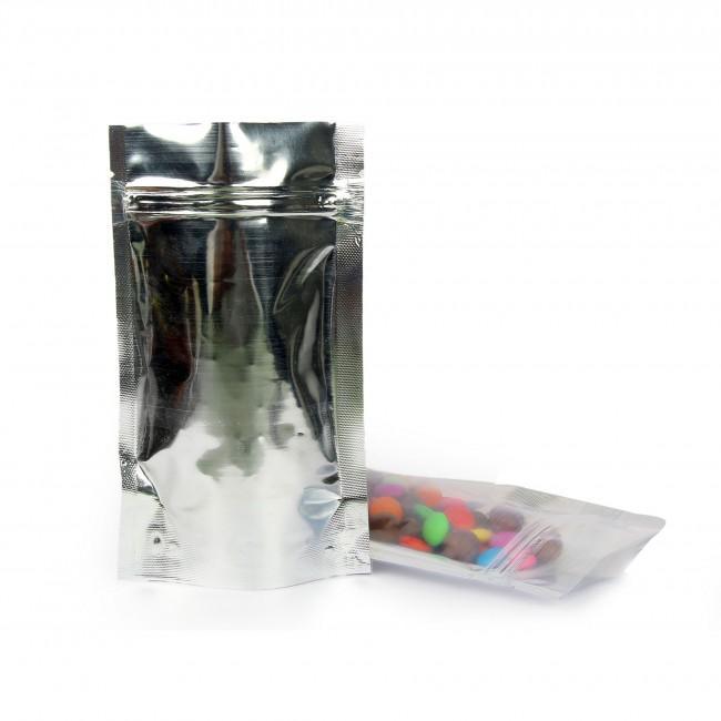 One side hotsell silver pouch