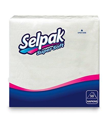 Selpak Luncheon Napkin Tissue 2 ply 50 sheets (pack of 5)