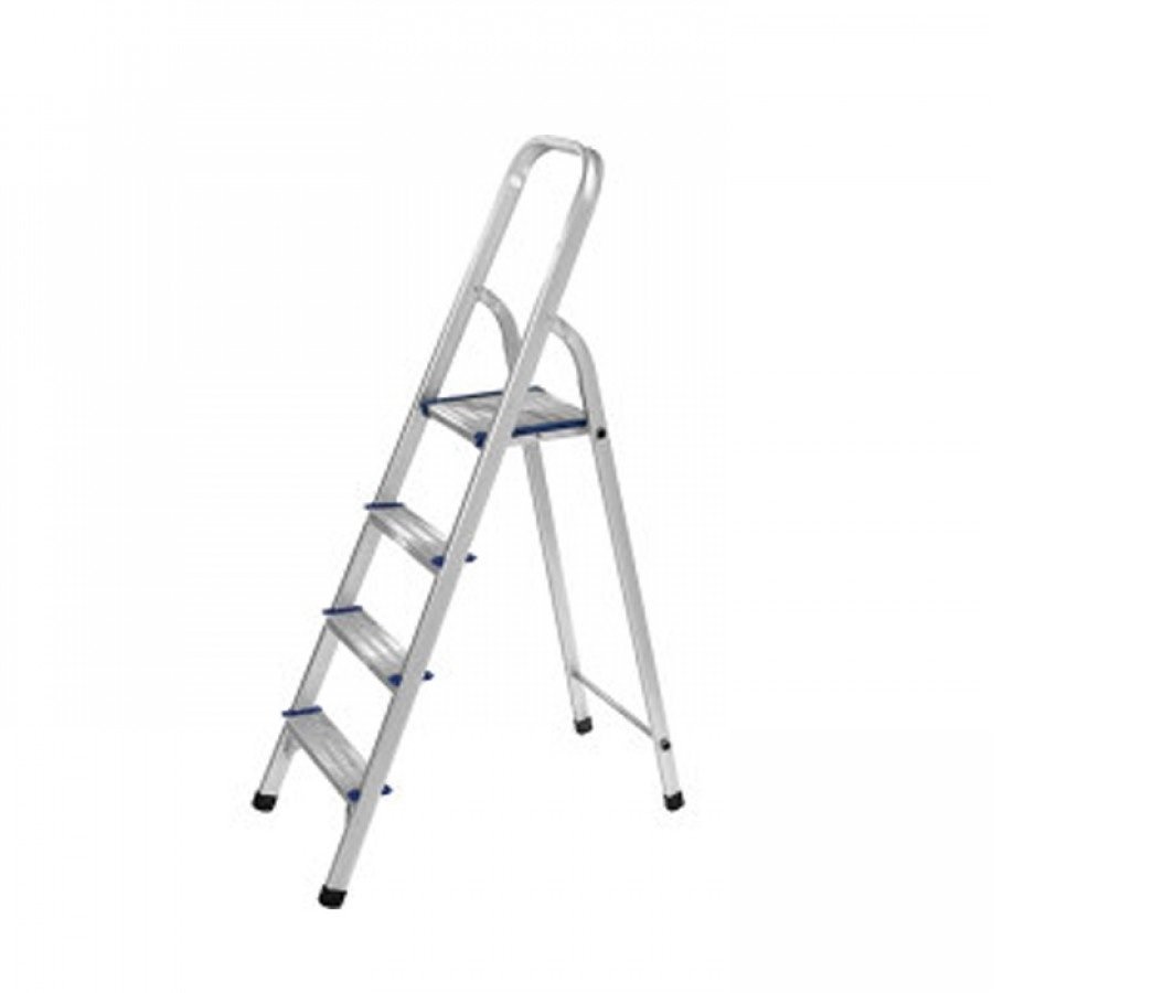 Aluminium  Folding Platform Step Ladder 4 Steps 5 Feet