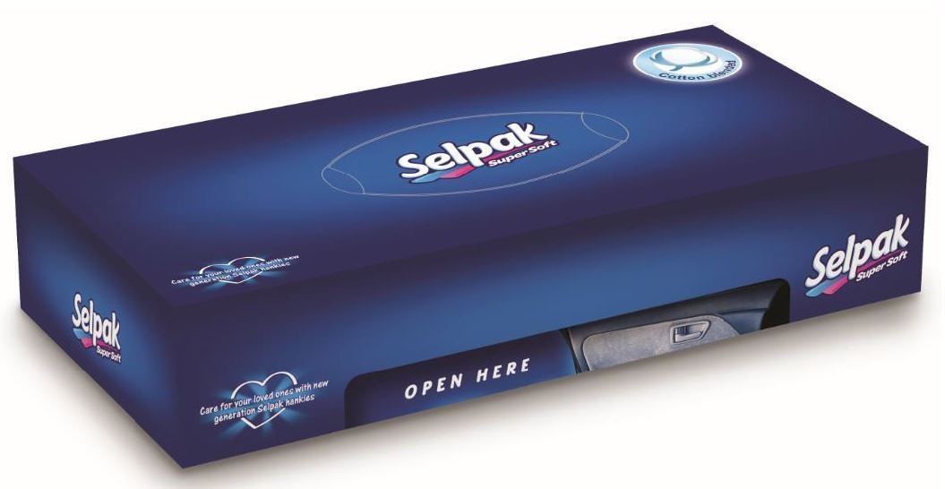 Selpak Facial Tissue standard  Box -3ply (PACK OF 5)