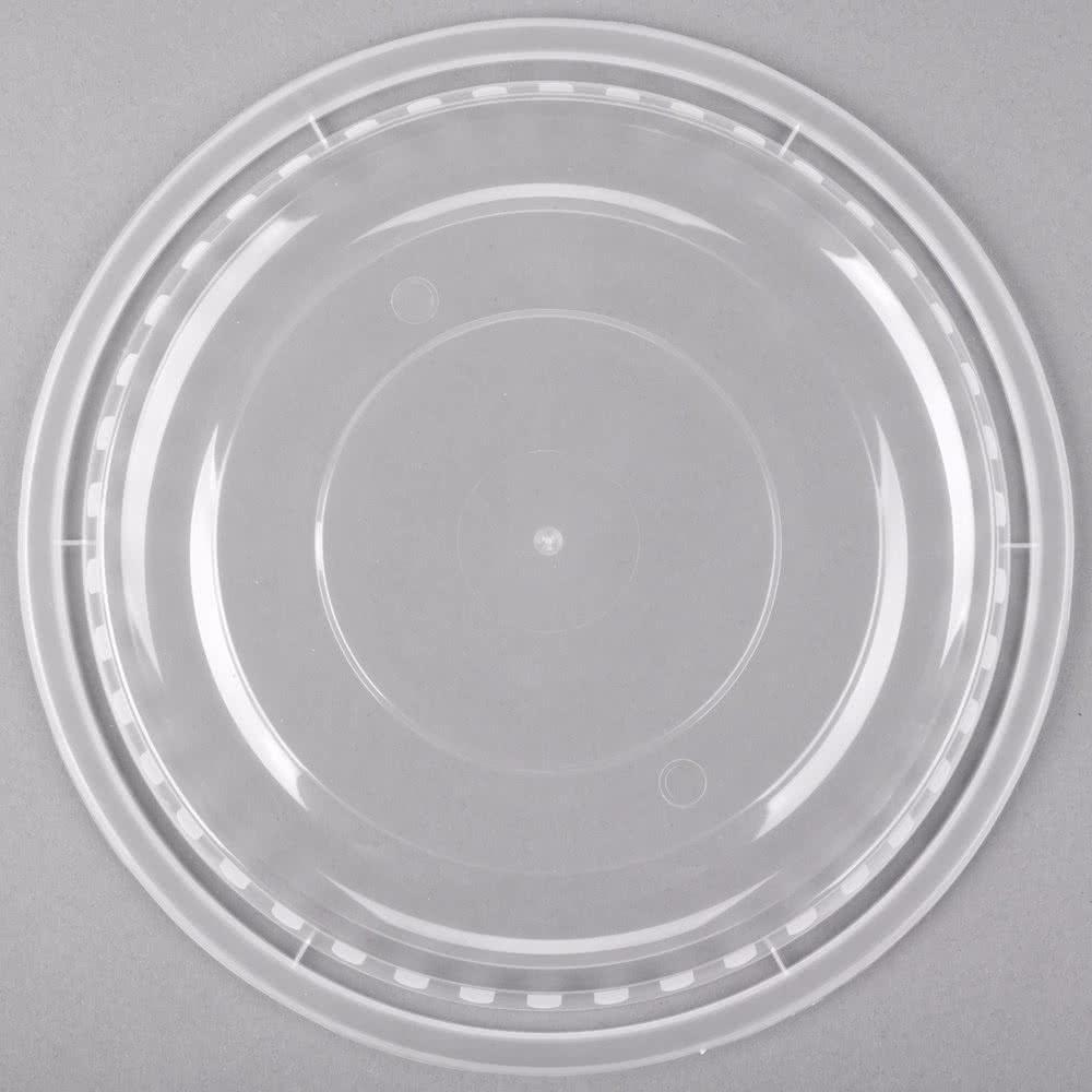 Black Salad bowl / plate disposable - 1500 ml