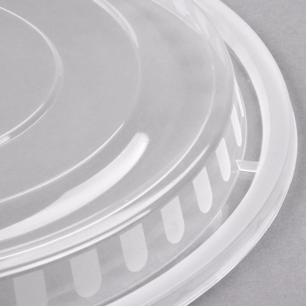 Black Salad bowl / plate disposable - 1500 ml