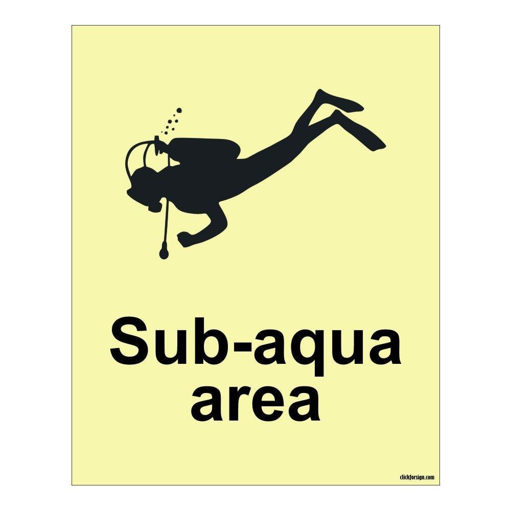 Aluminium Sub-Aqua Area Aqua Safety Sign Board