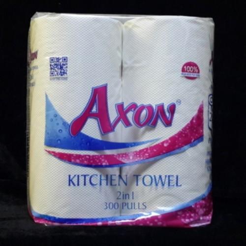 AXON Kitchen Roll 2IN1 2PLY 300Pulls (PACK OF 20)