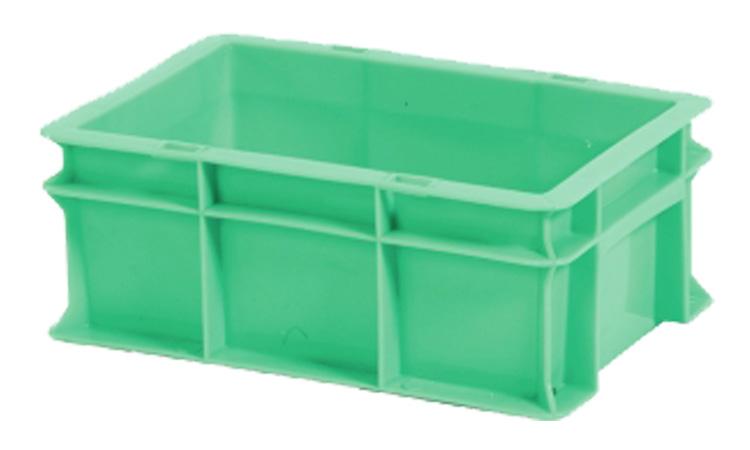 Plastic Crates Closed with Handle & Flat Bottom 600 X 400