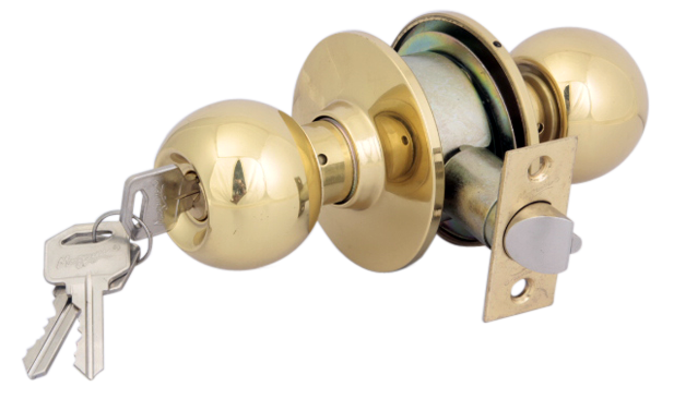 Cylindrical lock with key for Main doors