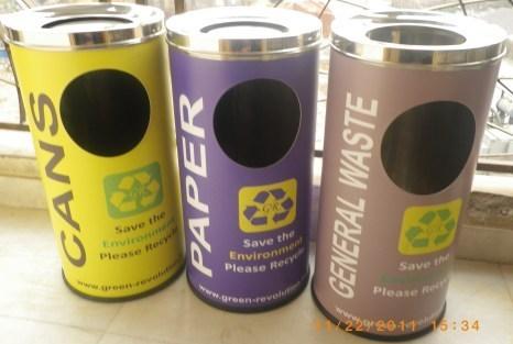 Stainless Steel Color Coded Bin Steel Front Drop