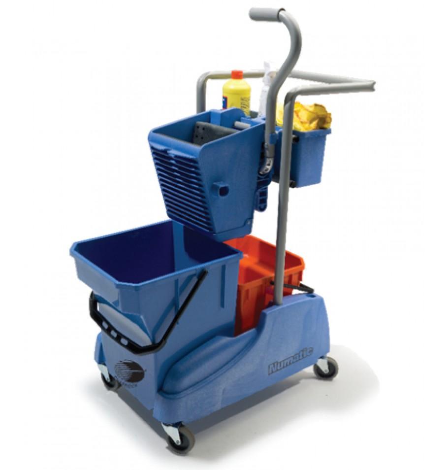 Double Bucket Mop Wringer with Caddy