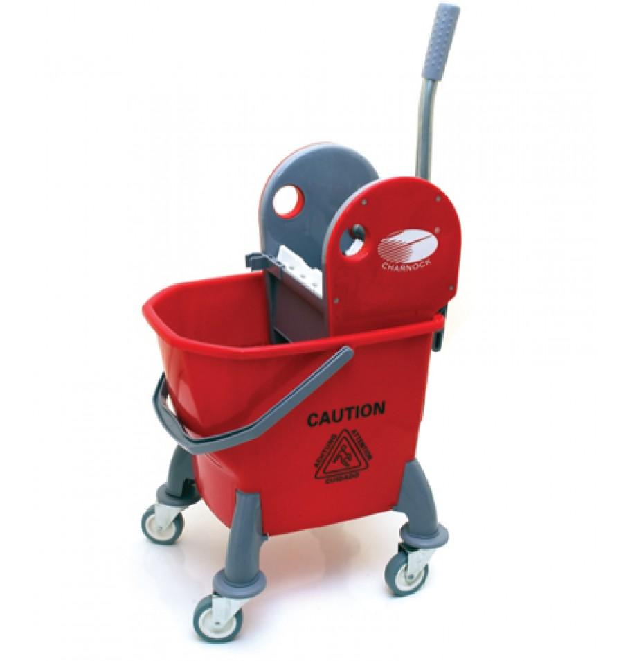 Single Bucket without partition Mop Wringer Trolley