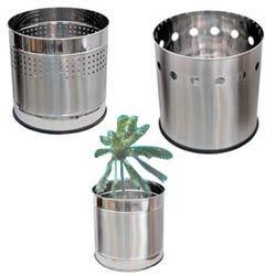 Stainless steel planters