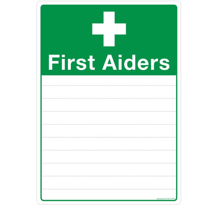 First Aiders List
