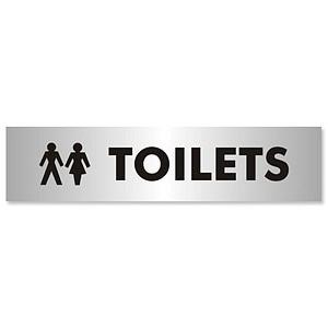 Aluminium Toilets Sign