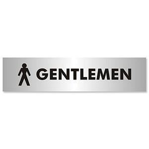 Aluminium Gentlemen Sign