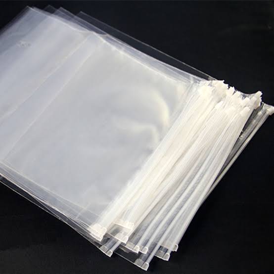 Milky Zip Lock Bag ( (Pack of 100 60-micron)