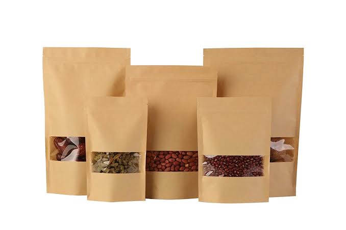 Kraft Paper Pouches With Window