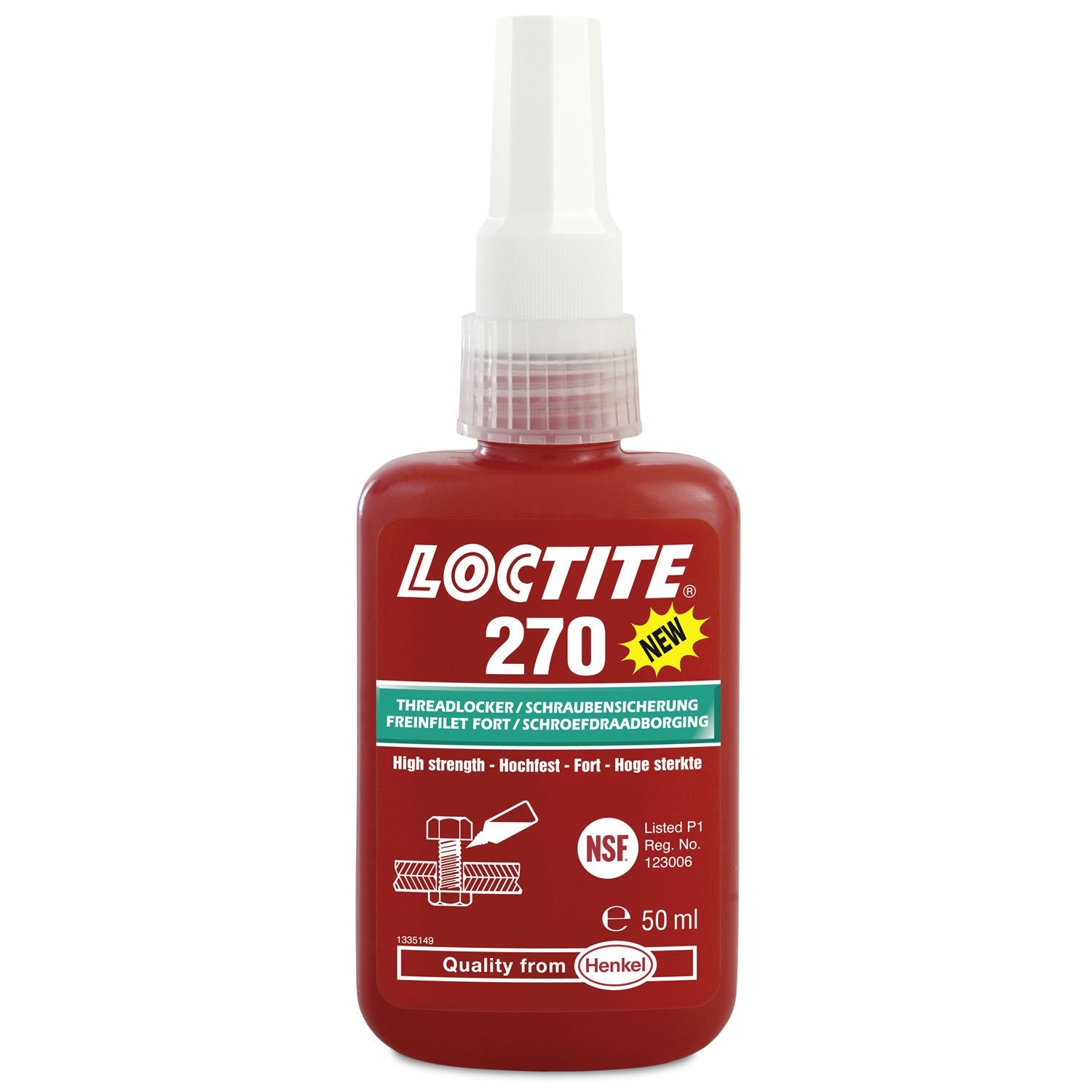 Loctite 270 High Strength Threadlocker 50 mL