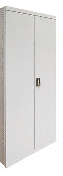 Shelving systems for Warehouse Bins with Doors-Light grey
