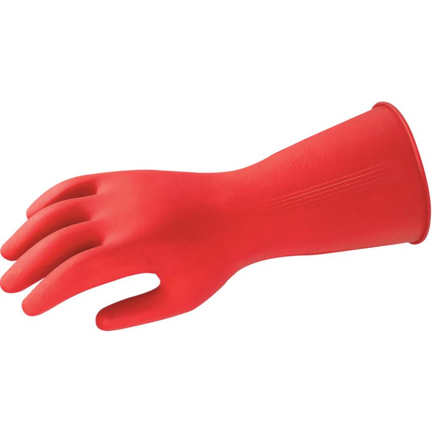 Hold Flock Lined Rubber Hand Gloves