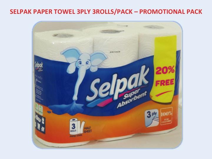 Selpak Kitchen Towel Paper - 3Ply