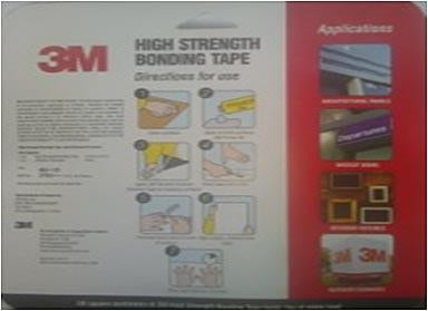 3M High Strength Bonding tape (pack of 10)