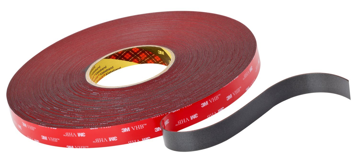 3M VHB Dark Gray Tape D liner type (pack of 5)