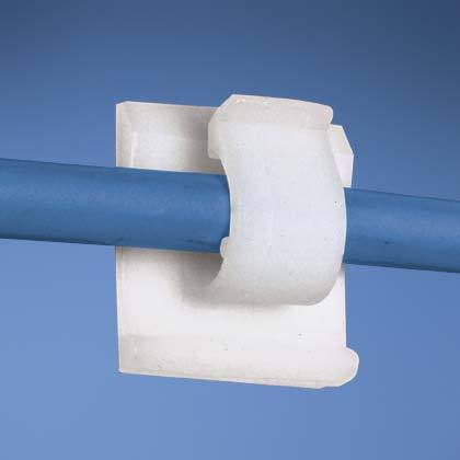 Adhesive backed tie mounts