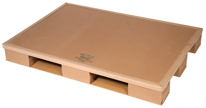 Paper Pallet with blocks of honeycomb & flat bottom
