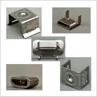 Seals for stainless steel strapping