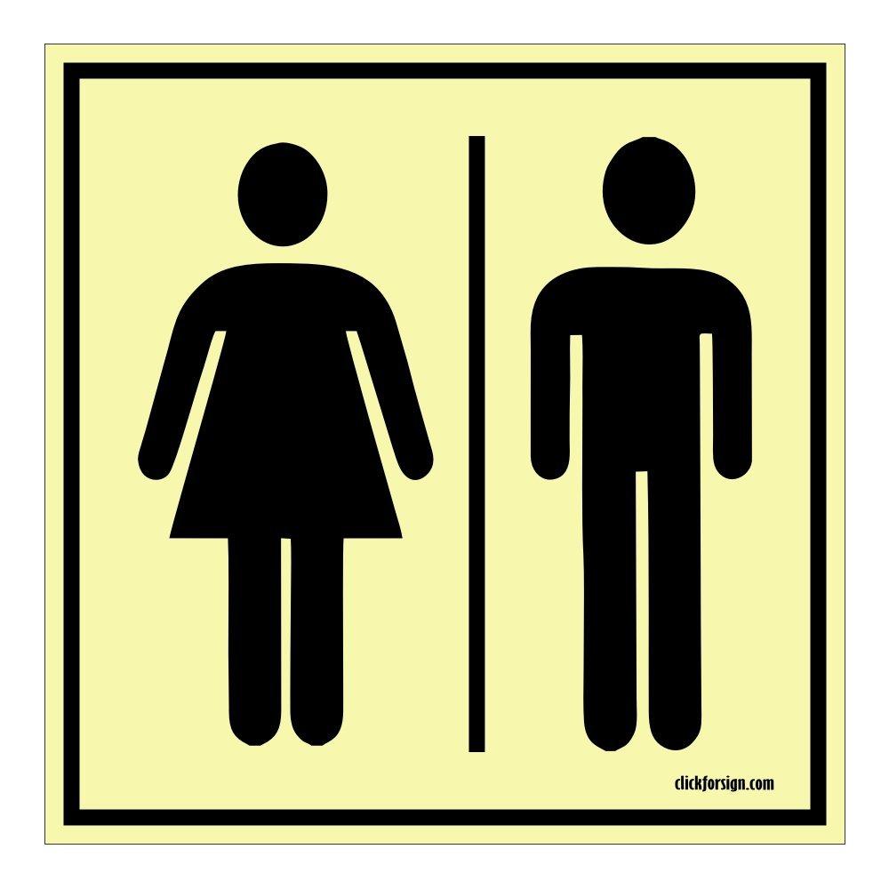 Toilets Passenger Vessel And Terminal Sign Board (pack of 2)