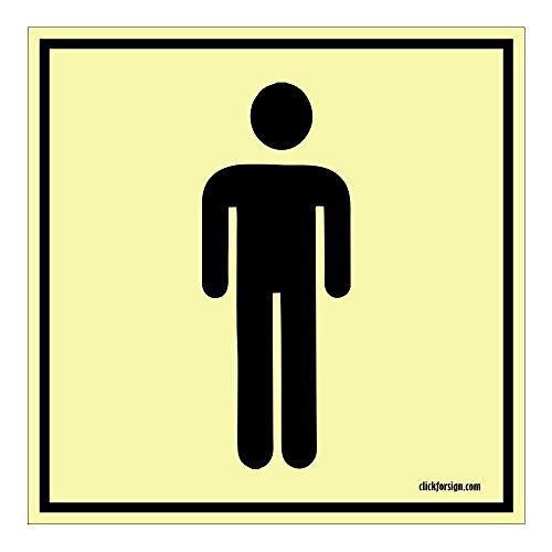 Gents Toilets Passenger Vessel And Terminal Sign Board (pack of 2)