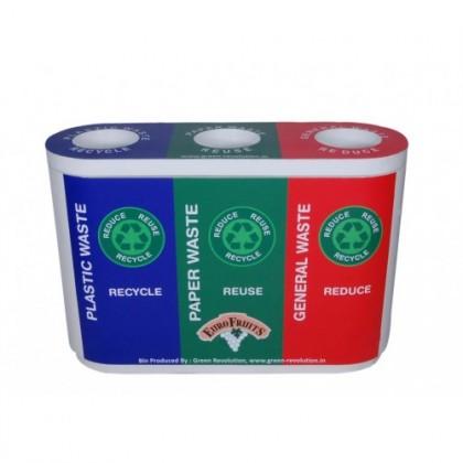 RECYCLE BIN TRIO Plastic Inner Bucket without Swing