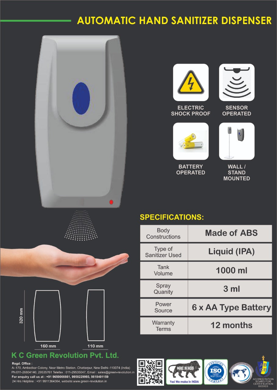 Sensor Hand sanitizer dispenser