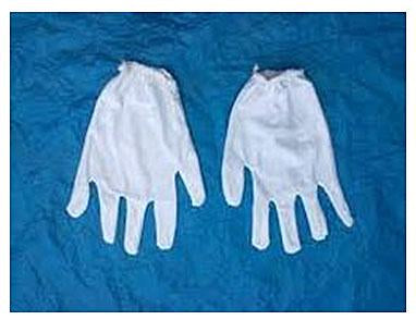 Cotton single hosiery handgloves (PACK OF 12)