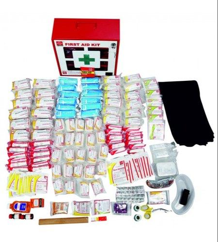 First Aid Industrial Kit Large- Metal Box Wall Mounted with Acrylic Door- 246 components- designed as per Industrial Act