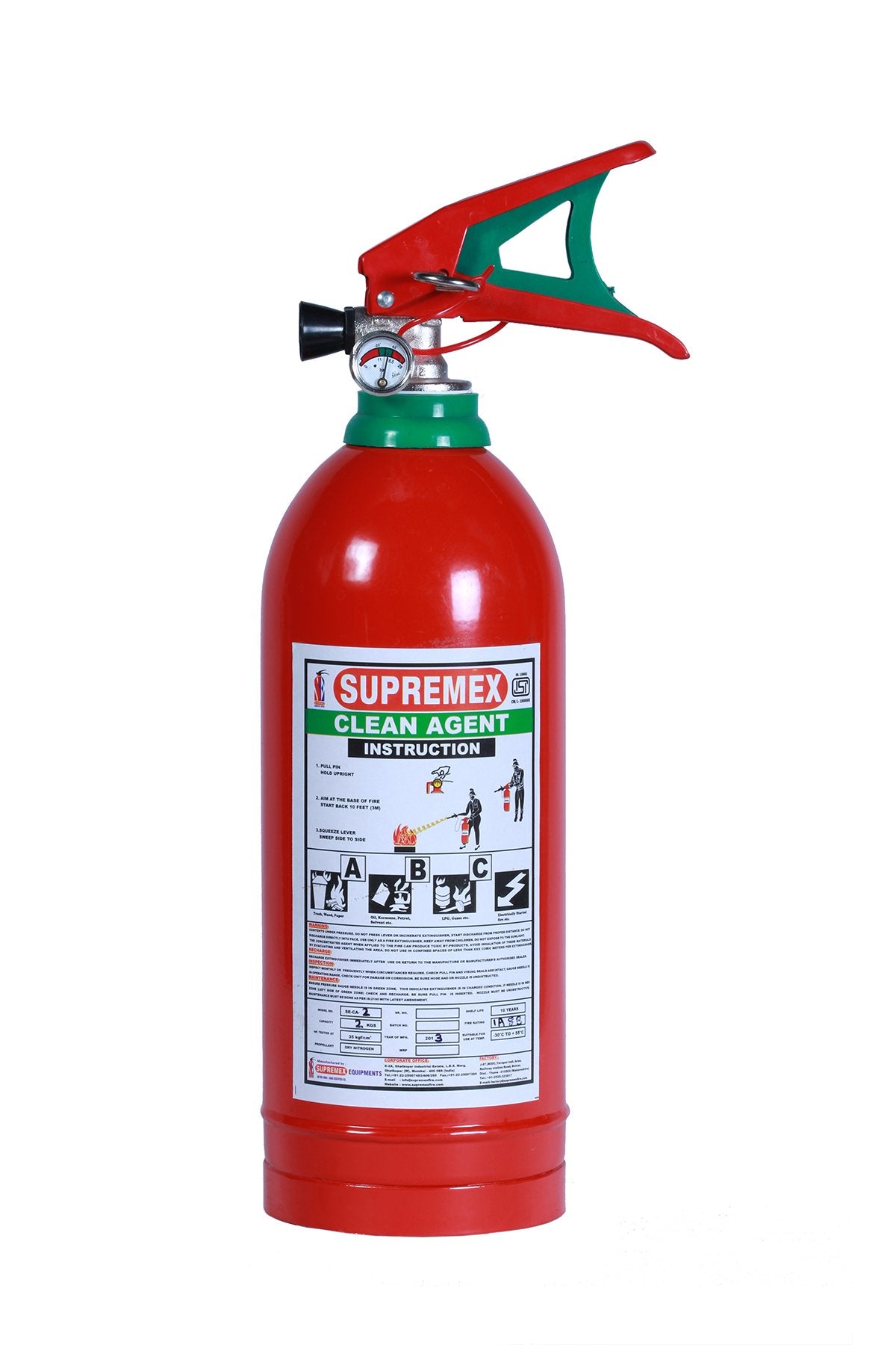 Clean agent Fire extinguisher