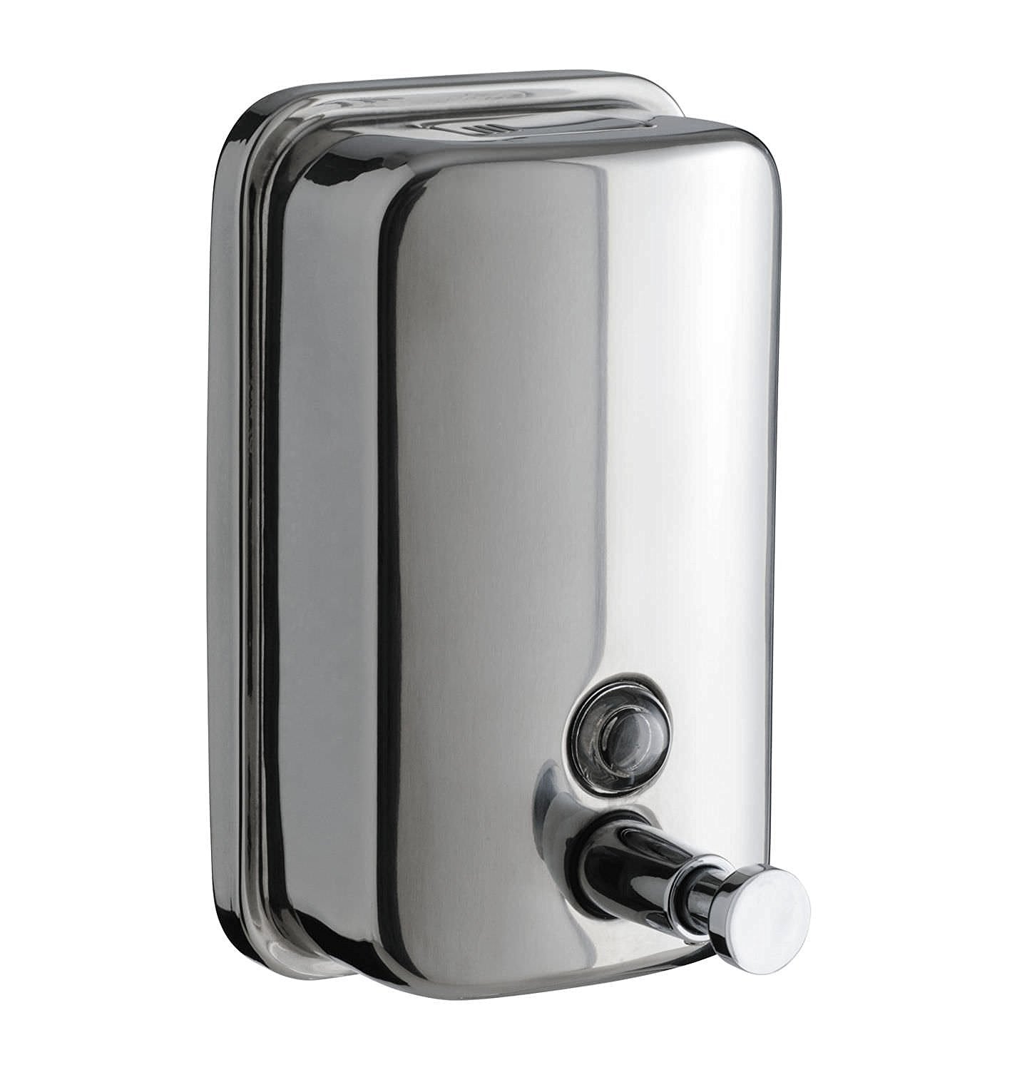 Stainless steel soap dispenser wall mounted